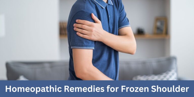 Homeopathic treatment and medicines for Frozen Shoulder
